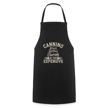 Preserving homemade food - Cooking Apron - black - Front - AI Model Male 185 dark (185cm)