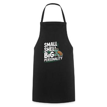 Turtle care for owners of - Cooking Apron - black - Front - AI Model Male 185 dark (185cm)