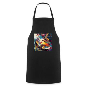 Banjo - Tablier de cuisine - noir - Devant - AI Model Male 185 dark (185cm)