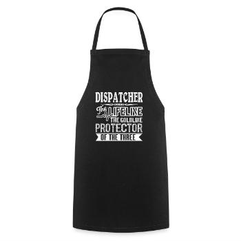 Dispatcher Things About Dispatcher - Cooking Apron - black - Front - AI Model Male 185 dark (185cm)