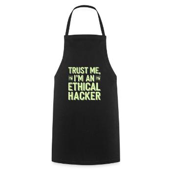 Ethisches Hacking Cybersicherheit Digitale - Kochschürze - Schwarz - Vorne - AI Model Male 185 dark (185cm)