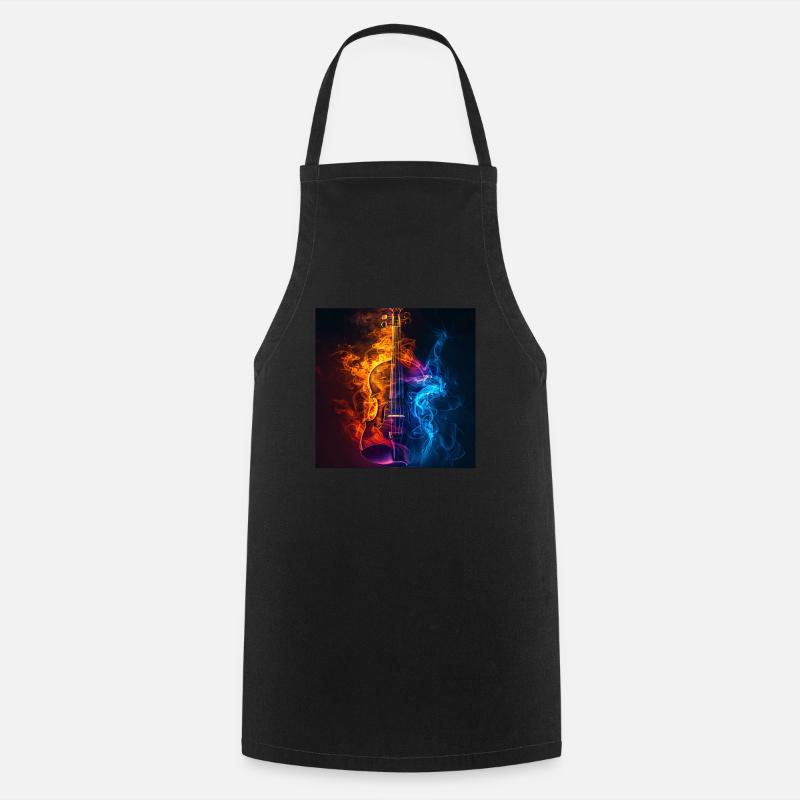Violon - Tablier de cuisine - noir