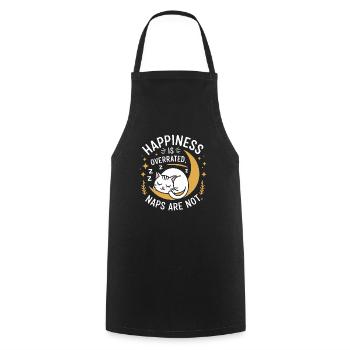 Cat Lover, Dark Humor, Naughty, - Cooking Apron - black - Front - AI Model Male 185 dark (185cm)
