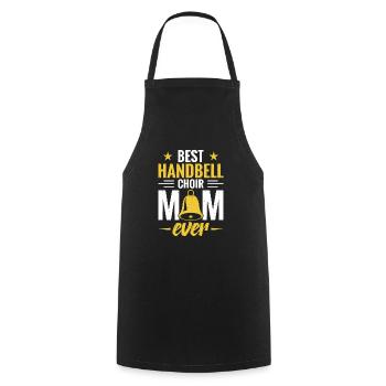The Best Handbell Choir Mom Ever - Cooking Apron - black - Front - AI Model Male 185 dark (185cm)