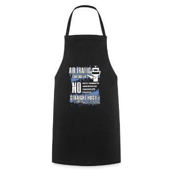 Things About Air Traffic Controller - Cooking Apron - black - Front - AI Model Male 185 dark (185cm)