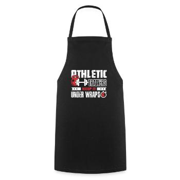 Athletic Trainers Keep It Under Wraps - Cooking Apron - black - Front - AI Model Male 185 dark (185cm)