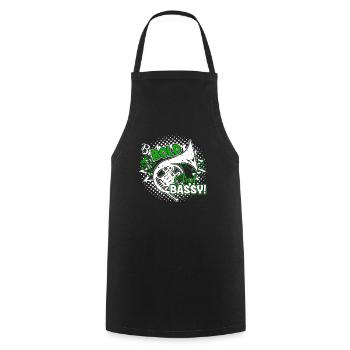 French Horn Bold And Brassy French Horn - Cooking Apron - black - Front - AI Model Male 185 dark (185cm)