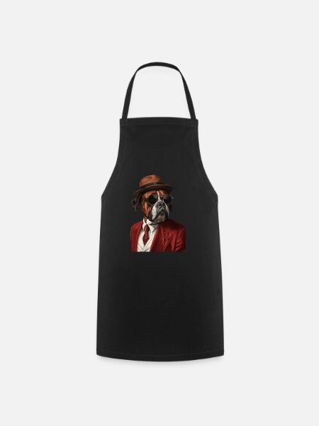 Boxer - Kochschürze - Schwarz