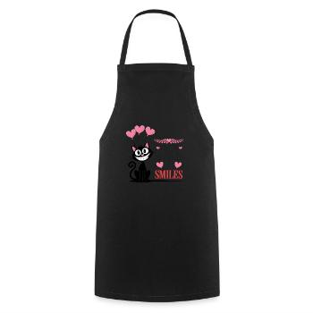Partner zum Valentinstag fürn Schatz Liebe - Kochschürze - Schwarz - Vorne - AI Model Male 185 dark (185cm)