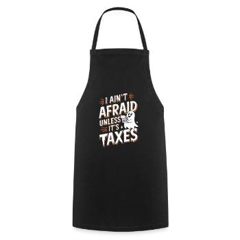 Paranormal Comedy Funny Ghost Humor Lighthearted - Cooking Apron - black - Front - AI Model Male 185 dark (185cm)