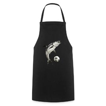 Tarpon - Kochschürze - Schwarz - Vorne - AI Model Male 185 dark (185cm)
