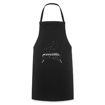 Le vibraphone m’appelle et je dois y aller - Tablier de cuisine - noir - Devant - AI Model Male 185 dark (185cm)