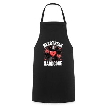 Grunge Valentine's Day Dark Romance Edgy Love - Cooking Apron - black - Front - AI Model Male 185 dark (185cm)