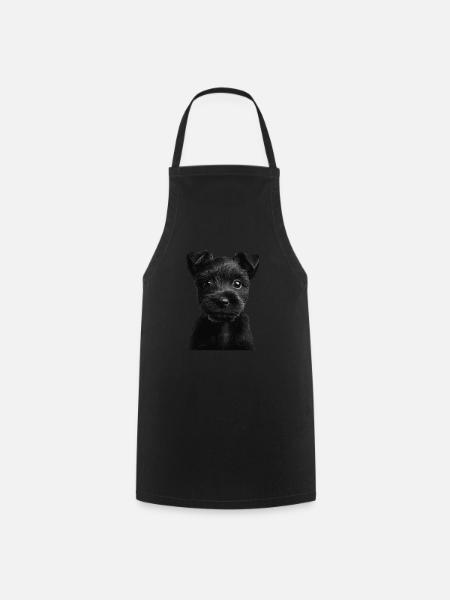 Scottish Terrier - Kochschürze - Schwarz