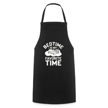 Sleep Hygiene Enthusiasts, Restful Nights, - Cooking Apron - black - Front - AI Model Male 185 dark (185cm)