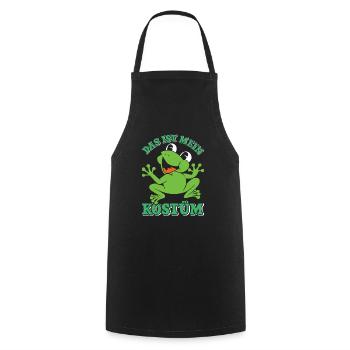 Karneval Party Frösche DAS IST MEIN FROSCHKOSTÜM - Kochschürze - Schwarz - Vorne - AI Model Male 185 dark (185cm)