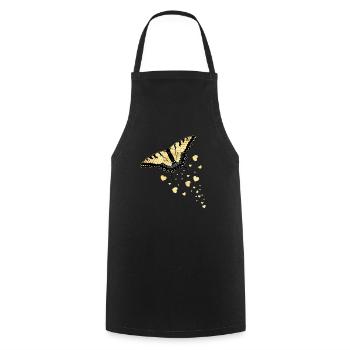 Les machaons tigrés sont les meilleurs pour les filles - Tablier de cuisine - noir - Devant - AI Model Male 185 dark (185cm)