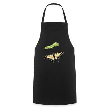 Les machaons tigrés sont les meilleurs pour les filles - Tablier de cuisine - noir - Devant - AI Model Male 185 dark (185cm)
