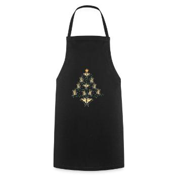 Les machaons tigrés sont les meilleurs pour les filles - Tablier de cuisine - noir - Devant - AI Model Male 185 dark (185cm)