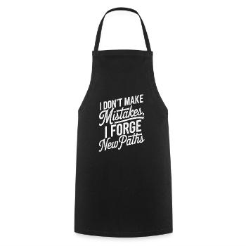 Forge Viking Guerrier Forge nordique Travail du métal - Tablier de cuisine - noir - Devant - AI Model Male 185 dark (185cm)