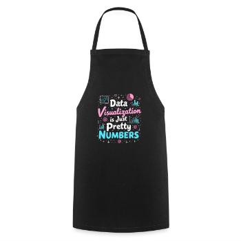 Data Analyst Big Data Specialist Business - Cooking Apron - black - Front - AI Model Male 185 dark (185cm)