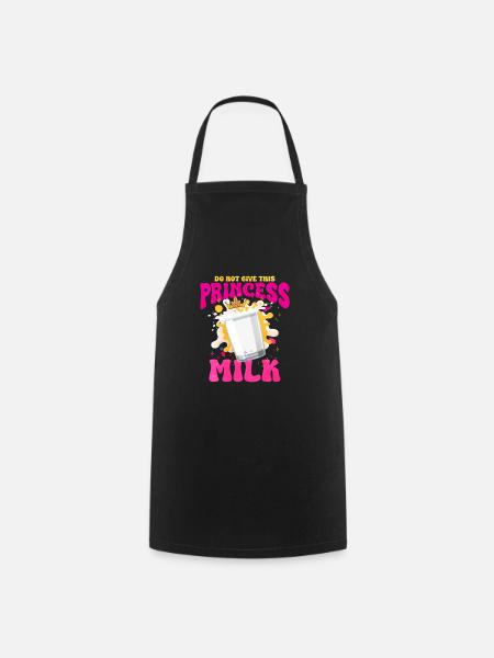 Milch - Kochschürze - Schwarz