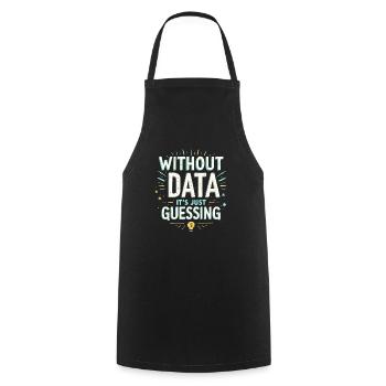 Data Analyst Big Data Specialist Business - Cooking Apron - black - Front - AI Model Male 185 dark (185cm)