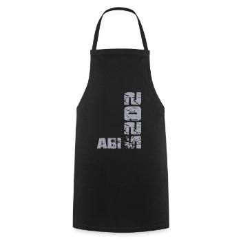 ABI 2025 Abitur Abschluss Lustiges Abiturienten - Kochschürze - Schwarz - Vorne - AI Model Male 185 dark (185cm)