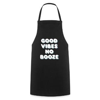 Sober Living Recovery Lifestyle Alcohol-free - Cooking Apron - black - Front - AI Model Male 185 dark (185cm)