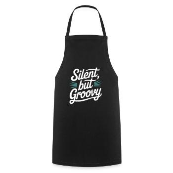 Bass, Guitarist, Musician, Gear, Funk, Rock, Jazz - Cooking Apron - black - Front - AI Model Male 185 dark (185cm)