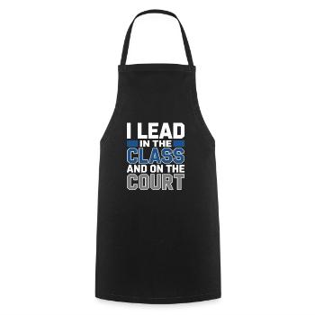 Teacher, Coach, Dual Role, Mentor, Sports, - Cooking Apron - black - Front - AI Model Male 185 dark (185cm)
