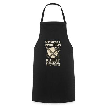 History Historian Humor Weird History History Nerd - Cooking Apron - black - Front - AI Model Male 185 dark (185cm)
