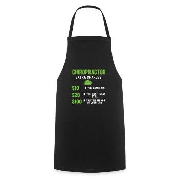 Chiropraktiker Chiropraktik Bester Chiropraktiker - Kochschürze - Schwarz - Vorne - AI Model Male 185 dark (185cm)