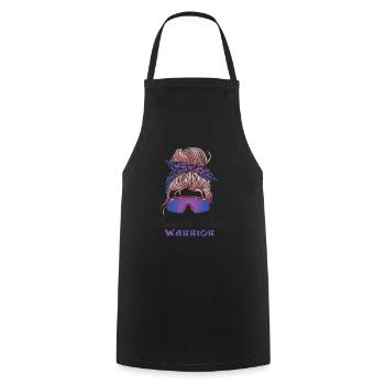 Rheumatoid Arthritis Warrior Mom - Cooking Apron - black - Front - AI Model Male 185 dark (185cm)