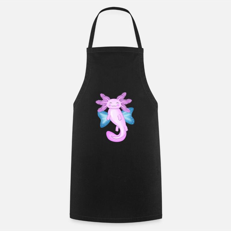 Ange axolotl - Tablier de cuisine - noir