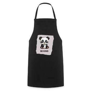 Be Kind - Tablier de cuisine - noir - Devant - AI Model Male 185 dark (185cm)