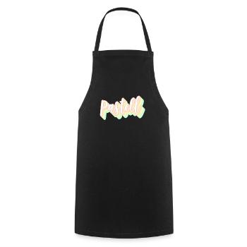 Pastel - Tablier de cuisine - noir - Devant - AI Model Male 185 dark (185cm)