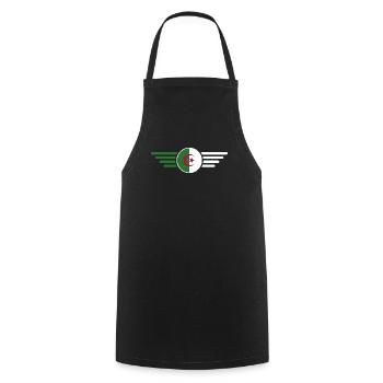 I Love Algeria, Elegance Style Design T-Shirt - Cooking Apron - black - Front - AI Model Male 185 dark (185cm)