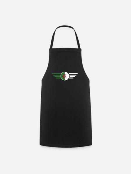 J’aime l’Algérie, T-Shirt Design Style Élégance - Tablier de cuisine - noir