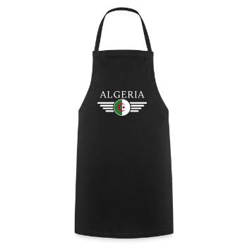 I Love Algeria, Elegance Style Design T-Shirt - Cooking Apron - black - Front - AI Model Male 185 dark (185cm)