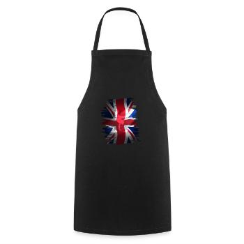 Union Jack skater Uk Flagge England London brexit - Kochschürze - Schwarz - Vorne - AI Model Male 185 dark (185cm)