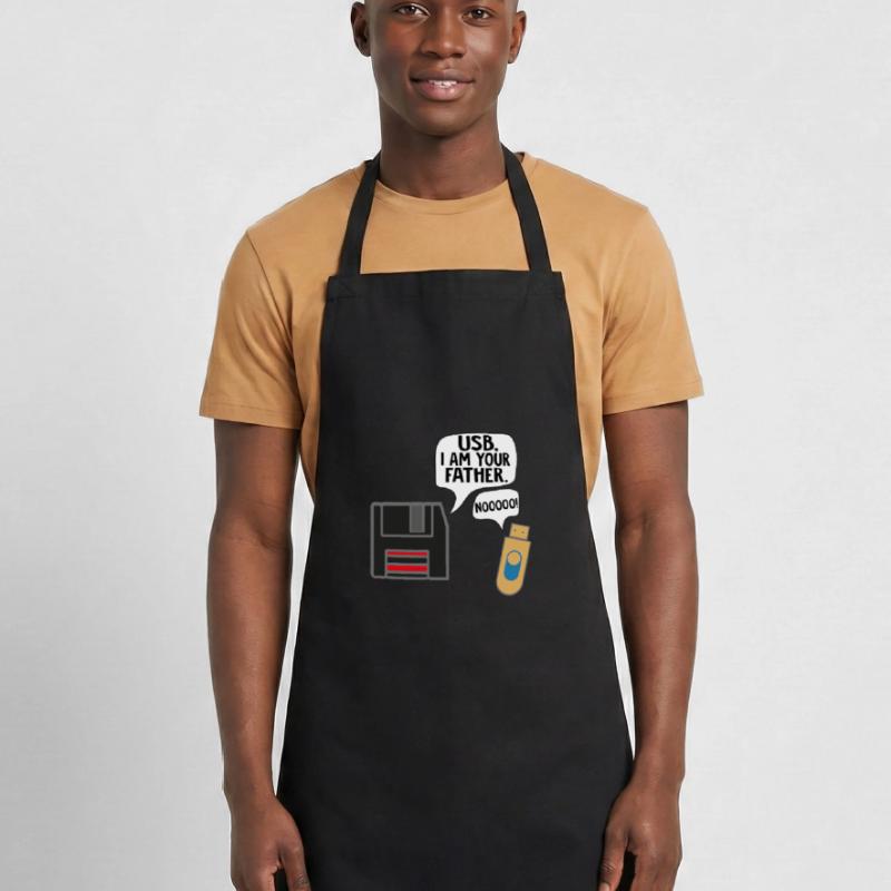 Computer Programmer Nerd USB I at your father Cooking Apron