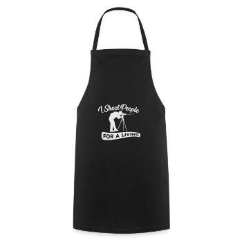 photographer - Cooking Apron - black - Front - AI Model Male 185 dark (185cm)