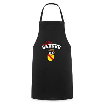 Echter Badner Baden Badnerland Geschenk - Kochschürze - Schwarz - Vorne - AI Model Male 185 dark (185cm)