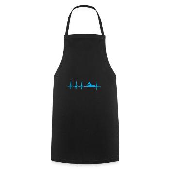 Schwimmen - Kochschürze - Schwarz - Vorne - AI Model Male 185 dark (185cm)