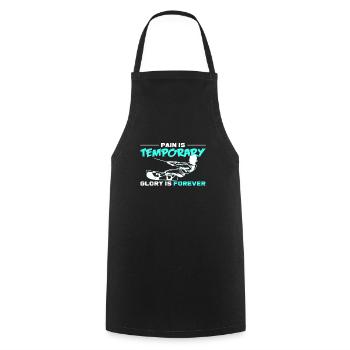Wakeboarding - Cooking Apron - black - Front - AI Model Male 185 dark (185cm)