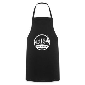 Evolution Basketballer Ball cadeau - Tablier de cuisine - noir - Devant - AI Model Male 185 dark (185cm)