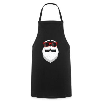 Funny Christmas t-shirt gift - Cooking Apron - black - Front - AI Model Male 185 dark (185cm)