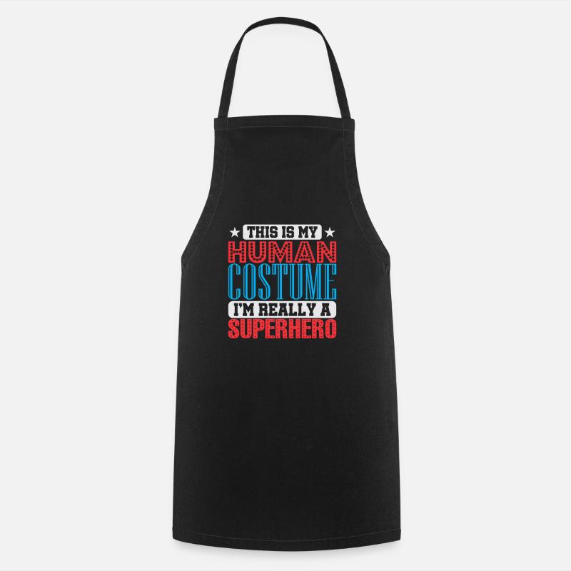 superhero - Cooking Apron - black