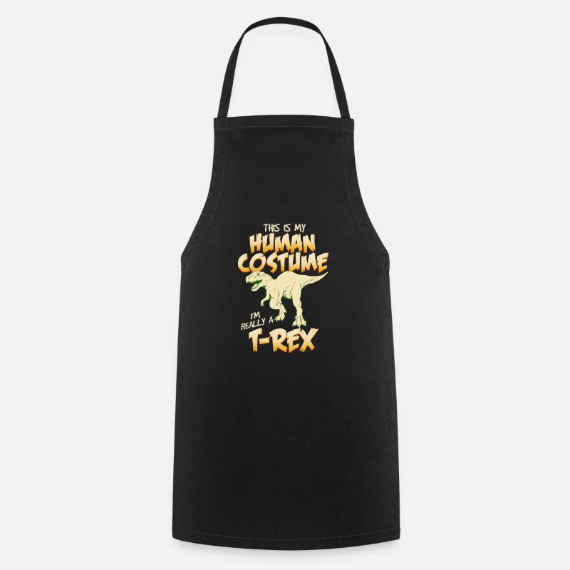 T-Rex - Cooking Apron - black